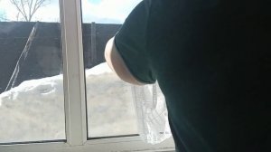 Притеняю окна от солнца//Один из вариантов