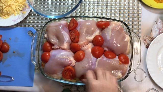 Запеканка с картошкой и бёдрышками смотреть онлайн