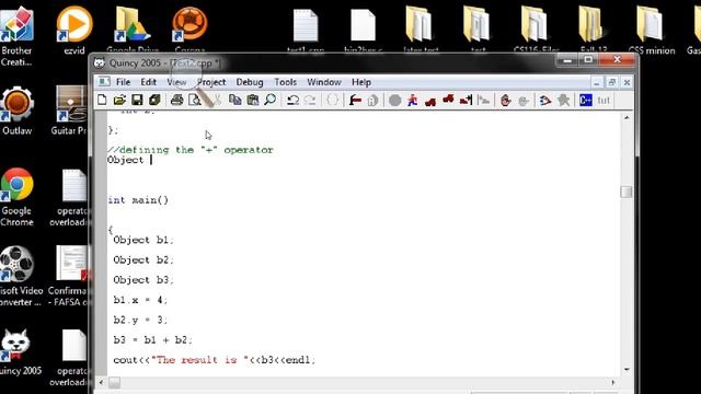 Operator Overloading in C++ (Simple)