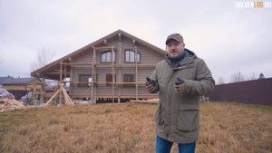 Самый популярный дом из бревна. Проект "Сказка".