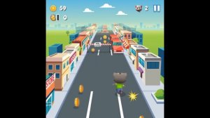 Кот ТОМ Бег За Золотом Игра Собираем монетки/ Giant Tom Coin Run