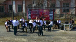 2015.05.05 - Верхний Уфалей, концерт для ветеранов "Уфалейникель". Оркестр п/у В.Коновалова