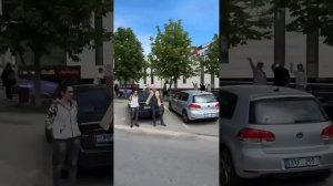 🔴 Как жители Кишинева встречали участников автопробега "Победа одна на всех"...