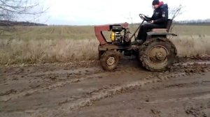 Минитрактор и его тест на проходимость
