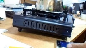 Газовая плитка "Следопыт PoweR BlacK"(с переходником)PF-GST-N05