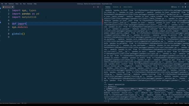 How To List Loaded Python Libraries