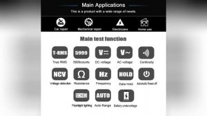 BSIDE S7 - Digital Smart Multimeter Automatic Universal Tester