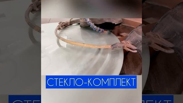 Круглое зеркало с фацетом