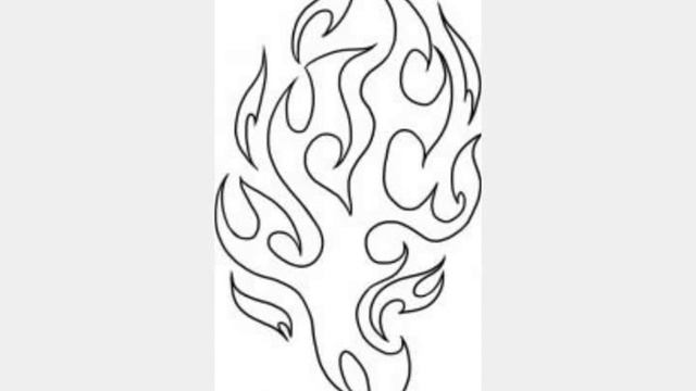 рисуем пламя смотреть онлайн