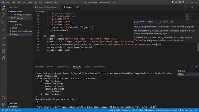 24 .1 Image Processing Project 1 || Python Programming Crash Course in Nepali || NextStep InfoTech