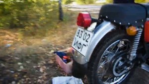 Иж Планета Спорт (звук работы без флейт)