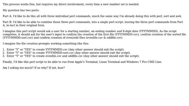 Unix & Linux: Using Perl for Even/Odd numbers смотреть онлайн