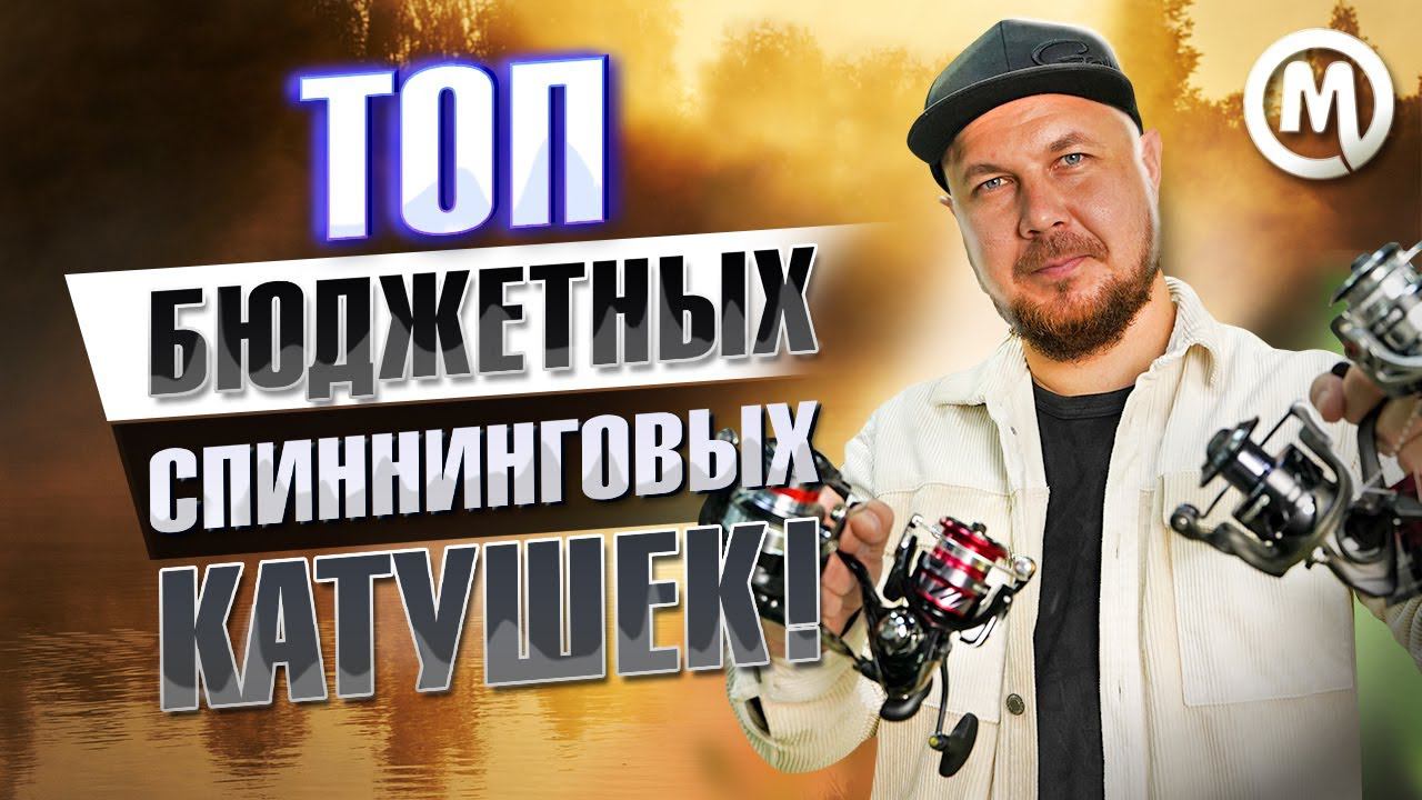 ТОП БЮДЖЕТНЫХ спиннинговых катушек! смотреть онлайн