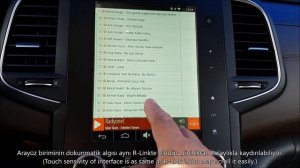 RENAULT TALISMAN, MEGANE 4, KOLEOS, R-LİNK 2 , 7 ve 8.7 inch EKRANDA İNTERNETTEN MP3/MÜZİK DİNLEME