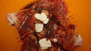 Утиные ножки в соусе барбекю