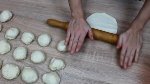 Жареные Пирожки с яйцом и луком.