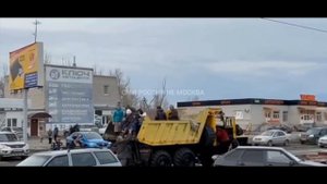 Эвакуация в г Орске при наводнении.