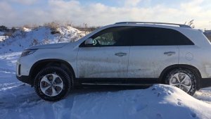 Kia Sorento тест на диоганальное вывешивание