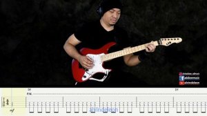 Deep Purple HIGHWAY STAR Guitar Solo with Tabs and Backing Track by Alvin De Leon
