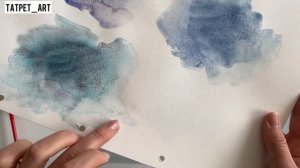 Серый цвет в акварели