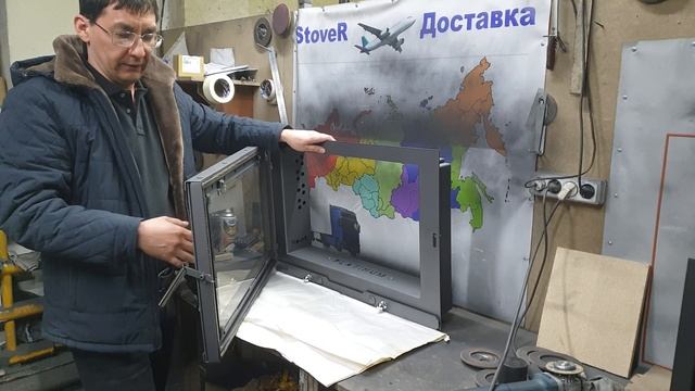 Дверца камина с двумя стеклами смотреть онлайн