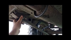 Ваз 2121 "Нива" ремонт площадки продольной тяги.