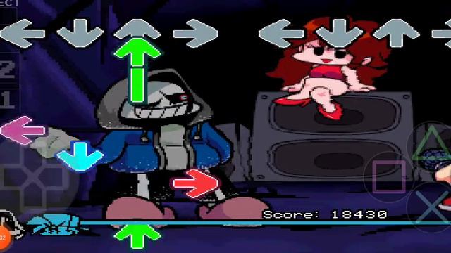 fnf dusttale on a PS1 смотреть онлайн