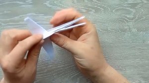 Вертолет из бумаги как сделать оригами вертолет своими руками поделка из бумаги А4 бумажный вертолё