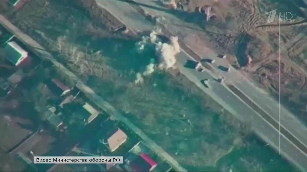 Нанесен удар по системам залпового огня "Град" ВСУ, которые вели атаку с замаскированных позиций