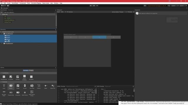 Ui toolkit введение, создание, что такое, unity