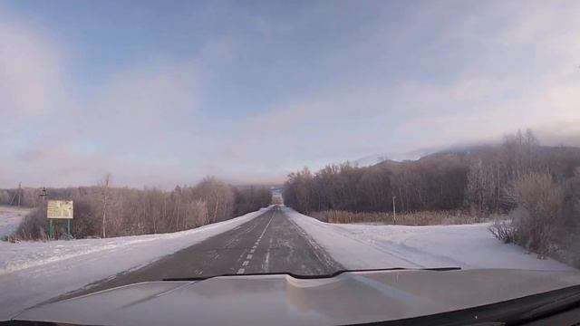 Лесостепь зимой