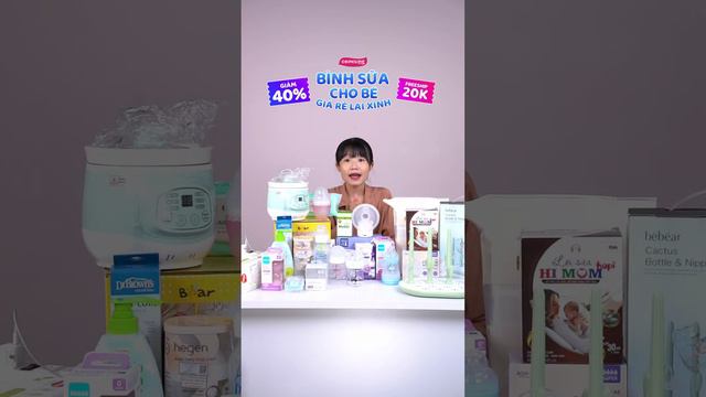 [10/3] #LIVESTREAM BÌNH SỮA CHO BÉ - GIÁ HỜI LẠI XINH