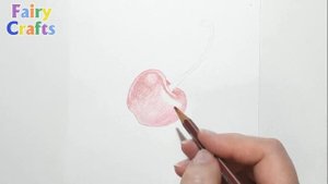 Как нарисовать реалистичную вишню цветными карандашами поэтапно| How to draw realistic cherry