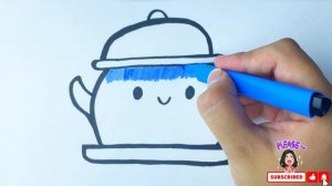 How To Draw a Teapot ? | Ayoka Draw | Рисуем Чайник? для детей