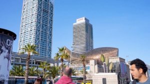 Barcelona, La Barceloneta District- Beach & Promenade - ?? Spain [8K HDR]