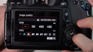 How To Change Image Quality On Canon 70D Camera