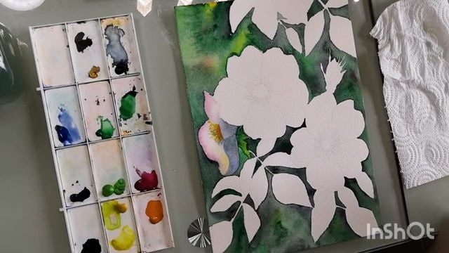 Обзор на акварель Royal talens и бумагу Palazzo смотреть онлайн