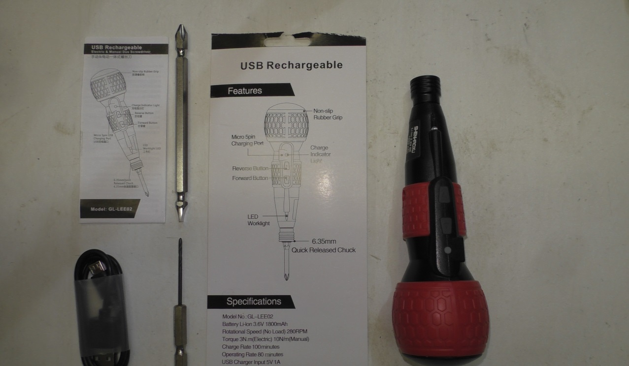 Аккумуляторная отвертка с АлиЭкспресс, распаковка #Cordless screwdriver #无绳螺丝刀