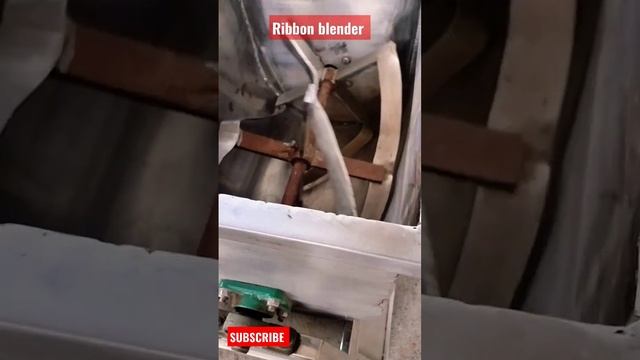 Food processing machines|| Principle of ribbon blender working|| Ribbon blender application