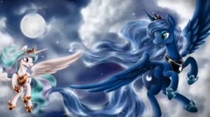 Принцесса Селестия и луна!🌞🌙