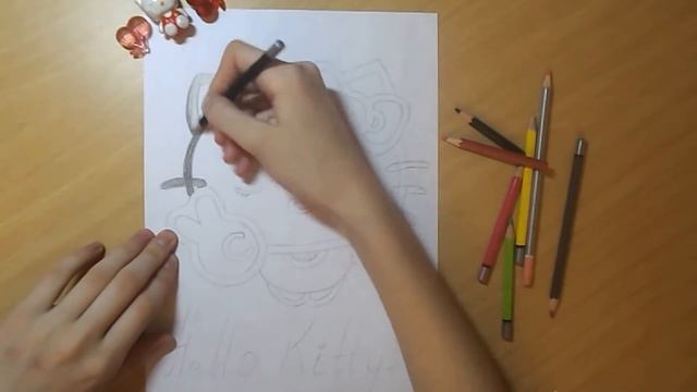 Как нарисовать Hello Kitty|| How to draw Hello Kitty||:) смотреть онлайн