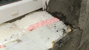 @0072 Отлив (подоконник) из керамической плитки/вместо жестяного.