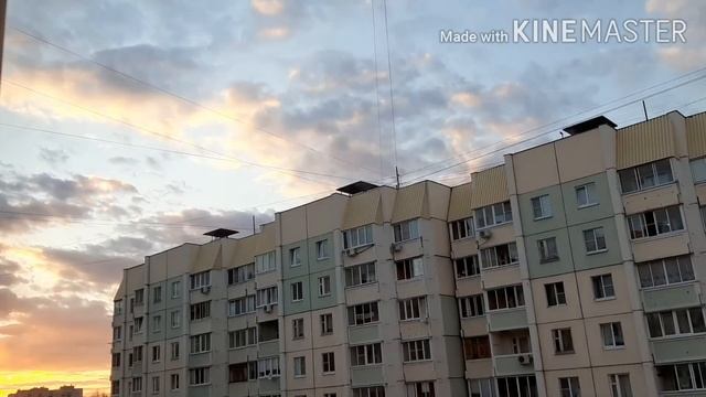 Очень красивый закат в TimeLaps | часть 3