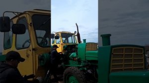 Т-40 с фрезой и ЮМЗ