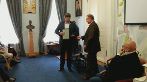 2022 июль. Награждение фонда Русский Витязь