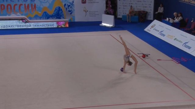 Nina Olifirenko - Ball 19.00 AA Junior Nationals 2020 смотреть онлайн