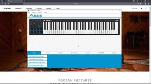 Обзор на midi клавиатуру Alesis V61