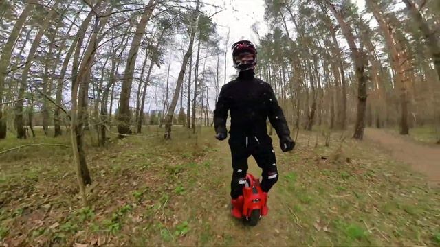 EUC Ride #9 on Gotway (Begode) RS - off-road ride смотреть онлайн