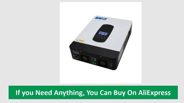 EASUN POWER 3.2KW MPPT Hybrid Solar Inverter смотреть онлайн