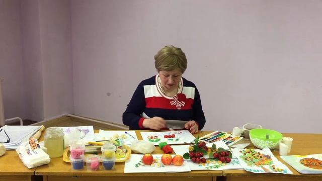Лепка из теста (Поделка "Фрукты") смотреть онлайн